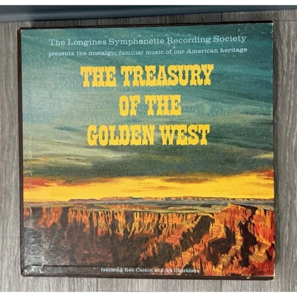 Treasury of the Golden West - Longines Multi-LP Box 6 Record Set - VG+